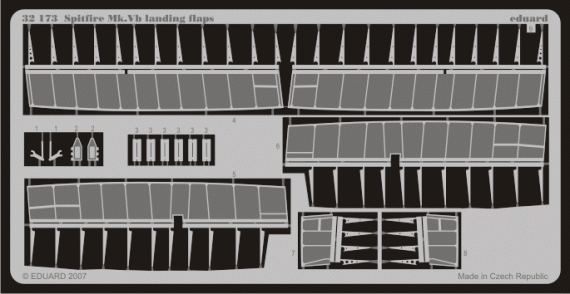 Spitfire Mk.Vb landing flaps  (HAS)
