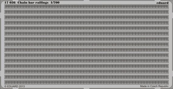 1/700 Chain bar railings