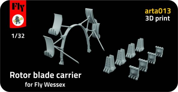 Porte-pales rotor 1/32 pour kit Wessex FLY