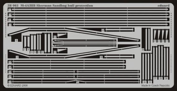 M-4A3E8 Sherman sandbag hull prot. 1/48  (HBS)