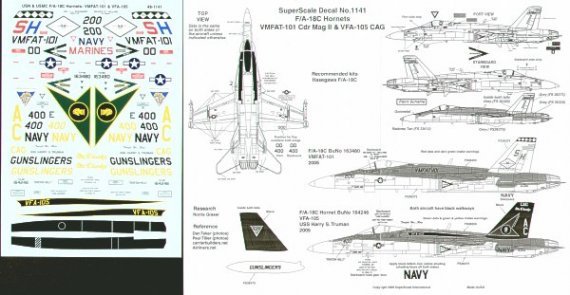 1/48 McDonnell Douglas F/A-18C, VMFAT-10, VFA-105