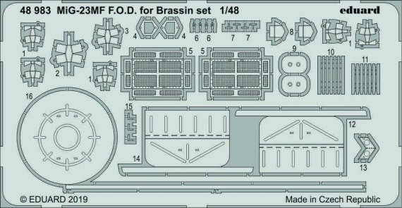 SET MiG-23MF F.O.D. for Brassin set