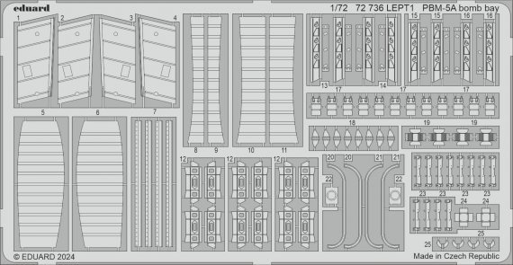 1/72 SET PBM-5A bomb bay for Academy