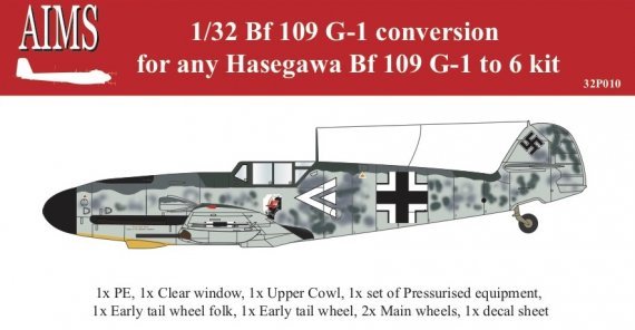 1/32 Messerschmitt Bf-109G-1 conversion