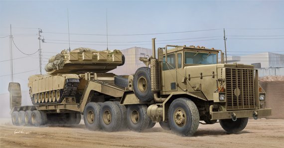 1/35 M911 C-HET with M747 Heavy Equipment Semi-Trailer