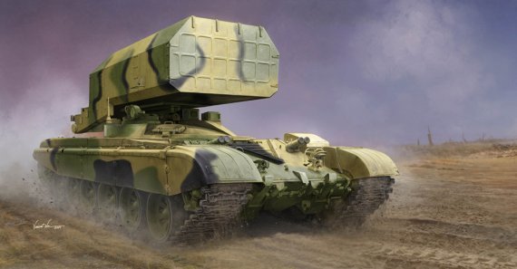 1/35 Soviet T-OS-1 Multiple Rocket Launcher Mod 1989
