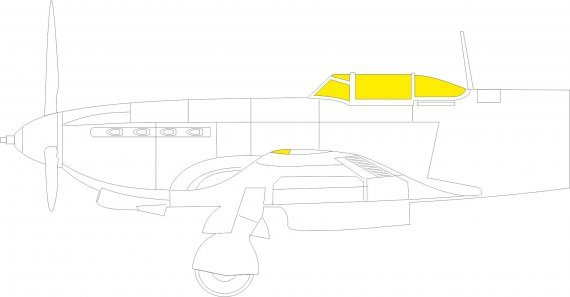 Mask 1/48 Yak-9T TFace for Zvezda