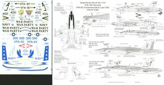 1/48 McDonnell Douglas F/A-18C, VFA-82, VFA-87