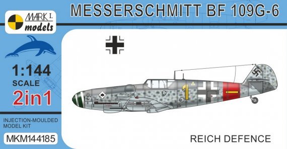 1/144 Bf 109G-6 Reich Defence 2-in-1