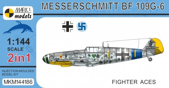 1/144 Bf 109G-6 Fighter Aces 2-in-1