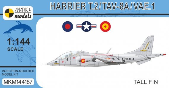 1/144 Harrier T.2/TAV-8A/TAV-8S Tall Fin