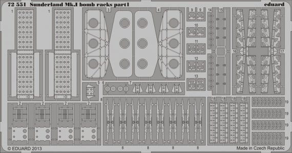 1/72 Sunderland Mk.I bomb racks (ITAL)