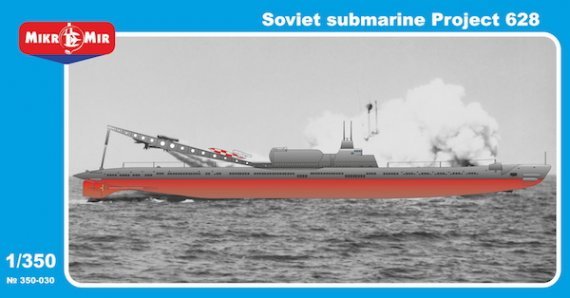 1/350 Soviet Submarine Project 628
