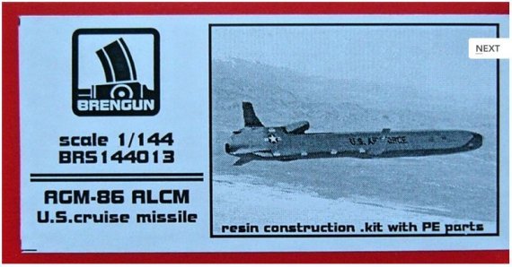 1/144 AGM-86 ALCM  2 pcs. (resin kit)