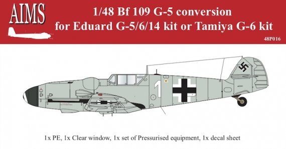 1/48 Messerschmitt Bf-109G-5 conversion