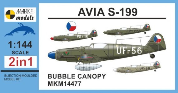 1/144 Avia S-199 Bubble Canopy 2-in-1