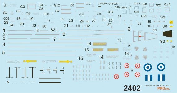 1/48 Greek F-16 Low Visibility Stencils