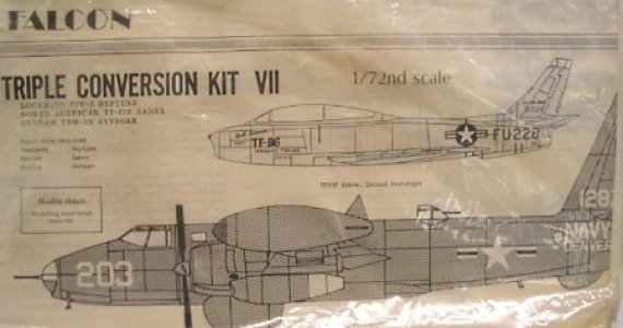 1/72 TBM-5W Avenger, P2V-5 Neptune and TF-86 conversion kit