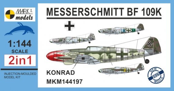 1/144 Messerschmitt Bf 109K-4 Konrad 2-in-1