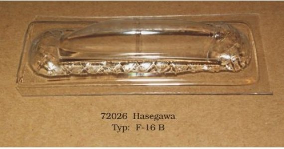 1/72 Vacu Canopy F-16 B (HAS)