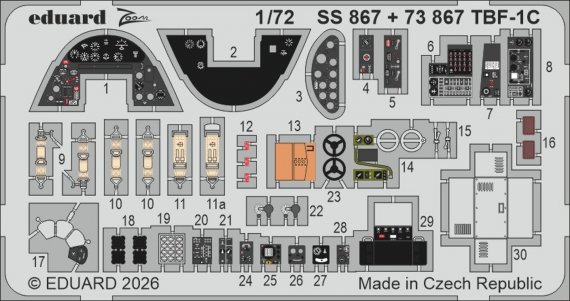 Eduard 1/72 TBF-1C pour Hobby Boss
