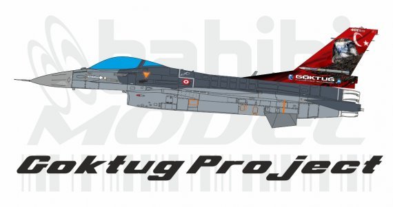 1/72 F-16C Fighting Falcon 401 Sq Goktu Project Decal Set