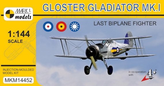 1/144 Gloster Gladiator Mk.I 'Last Biplane Fighter'