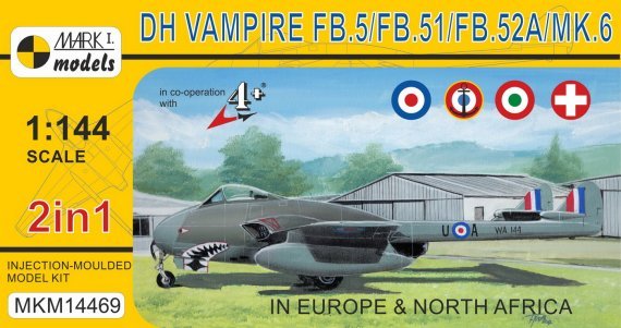 1/144 Vampire FB.5/FB.51/FB.52A/Mk.6 In Europe & North Africa