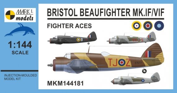 1/144 Bristol Beaufighter Mk.IF/VIF Fighter Aces