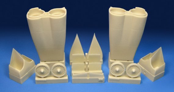 Barracuda 1/72 B-1B Lancer Set Entr�es Moteur R�sine