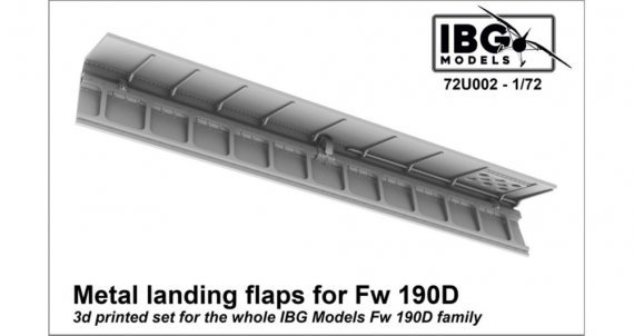 1/72 Metal Flaps for Fw 190D