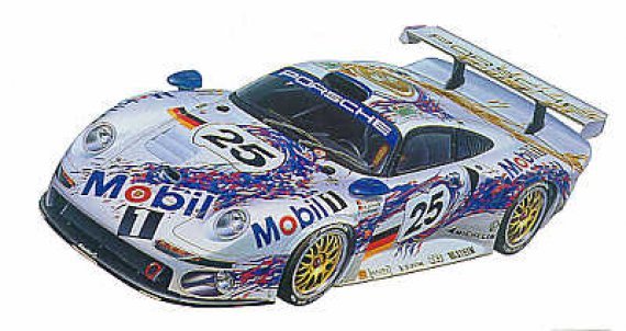Tamiya Porsche 911 GT1 1/24