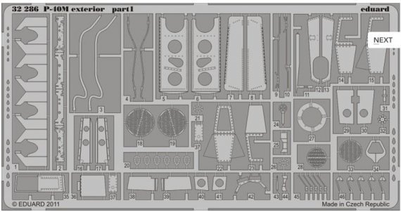 1/32 P-40M exterior (HAS)