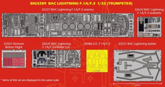 1/32 BAC LIGHTNING F.1A/F.3 (TRUMP)