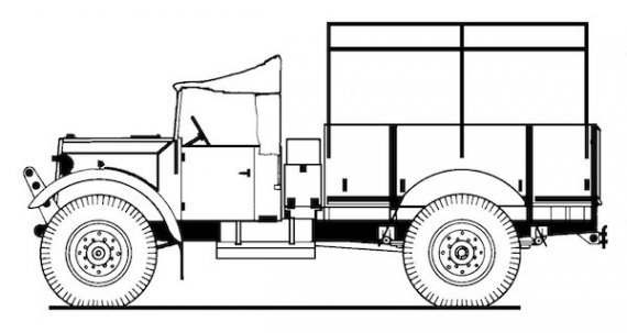 1/72 Fordson WOT.2H 15cwt GS Truck
