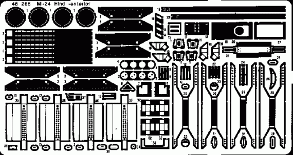 Mi-24 Hind exterior  (MON)