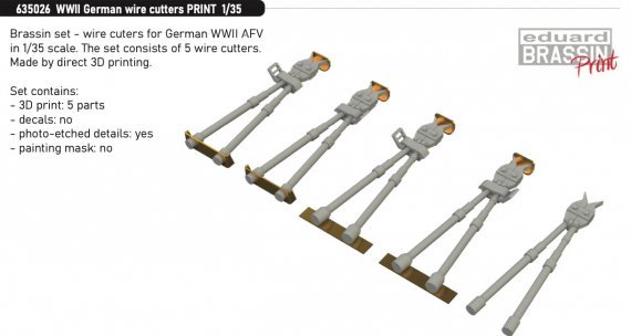 Brassin 1/35 WWII German wire cutters