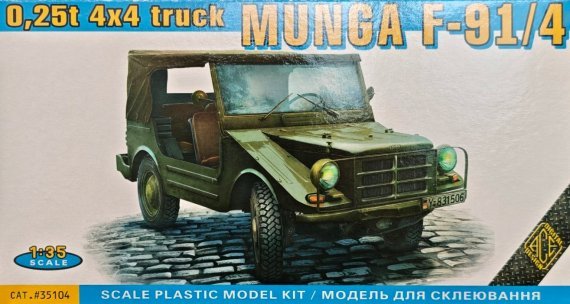 1/35 MUNGA F-91/4 0,25t truck 4x4
