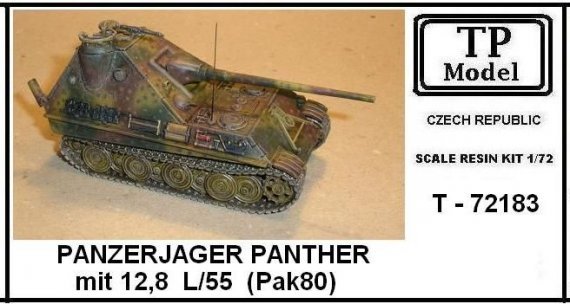 1/72 Panzerjager Panther with 12,8 L/55