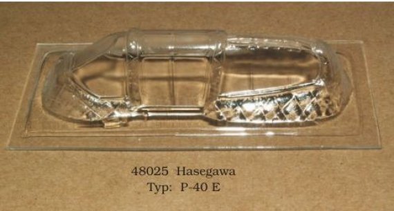 1/48 Vacu Canopy P-40 E (HAS)