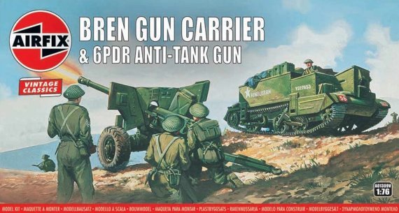 1/76 Bren Gun Carrier and 6 pdr Anti-Tank Gun