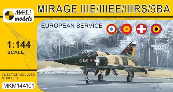 1/144 Dassault Mirage IIIE/EE/RS/5BA In Europe & Swiss