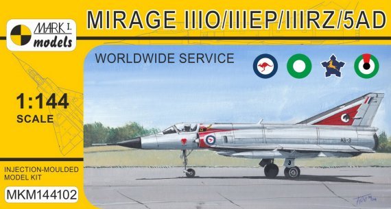 1/144 Dassault Mirage IIIO/EP/RZ/5AD Worldwide Service