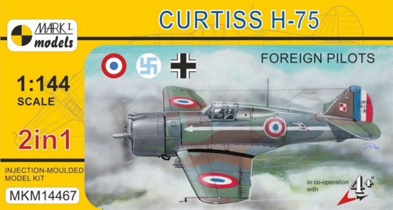 1/144 Curtiss H-75 French Pilots