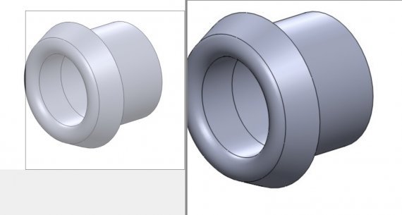 1/32 Saab J-29 Tunnan corrected air intake for Fly