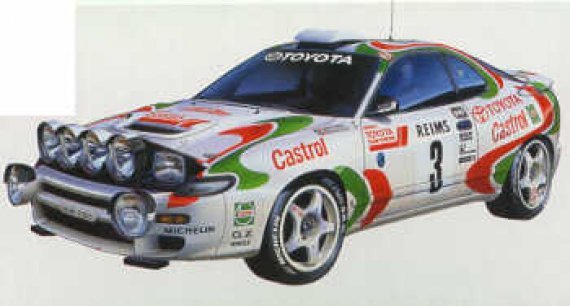 Tamiya 1/24 Castrol Celica 1993 Rally Monte Carlo