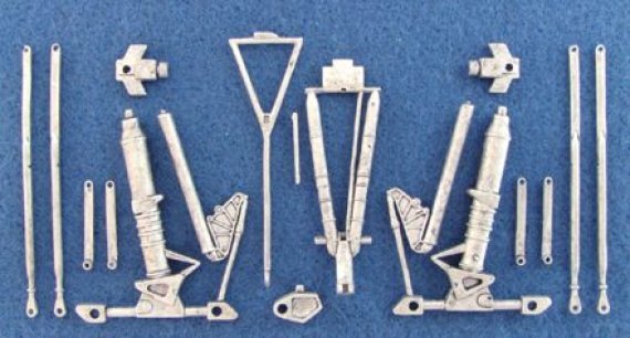 1/72 Tupolev Tu-95 Tu-142 Bear Carrello metallo