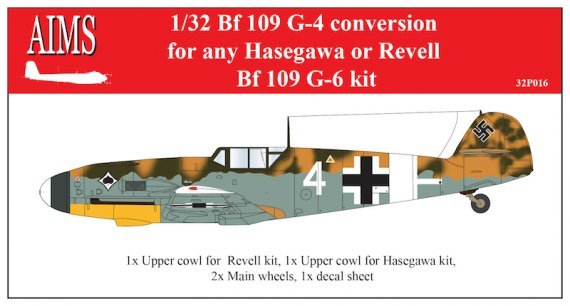 1/32 Messerschmitt Bf-109G-4 conversion
