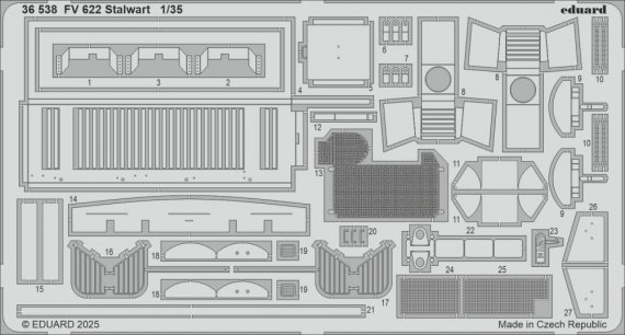 1/35 SET FV 622 Stalwart for Airfix