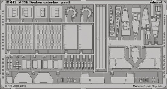 1/48 S 35E Draken exterior (HAS)